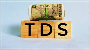  Illustration of a payslip with TDS highlighted, a Vizzve app screen offering instant loan next to it, symbolizing financial balance.